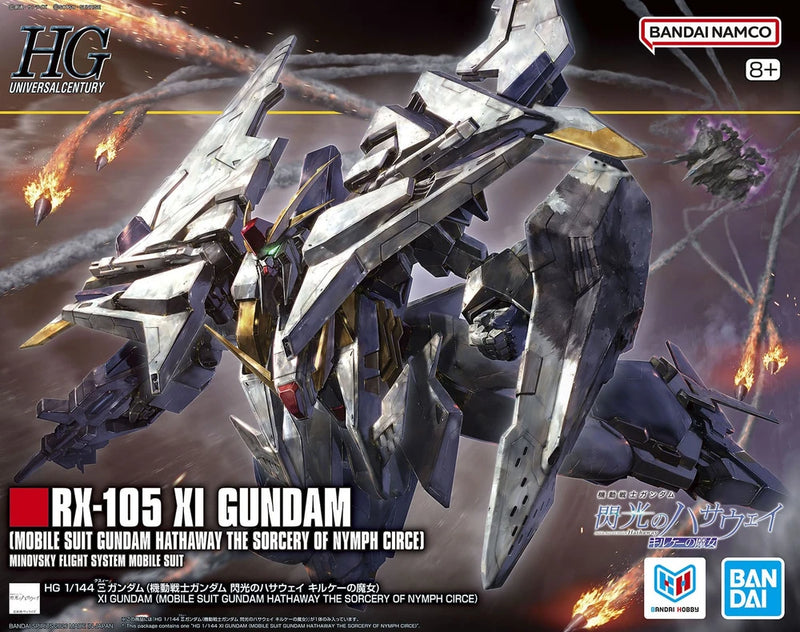 HGUC RX-105 Xi Gundam (Gundam Hathaway The Sorcery of Nymph Circle) 1/144