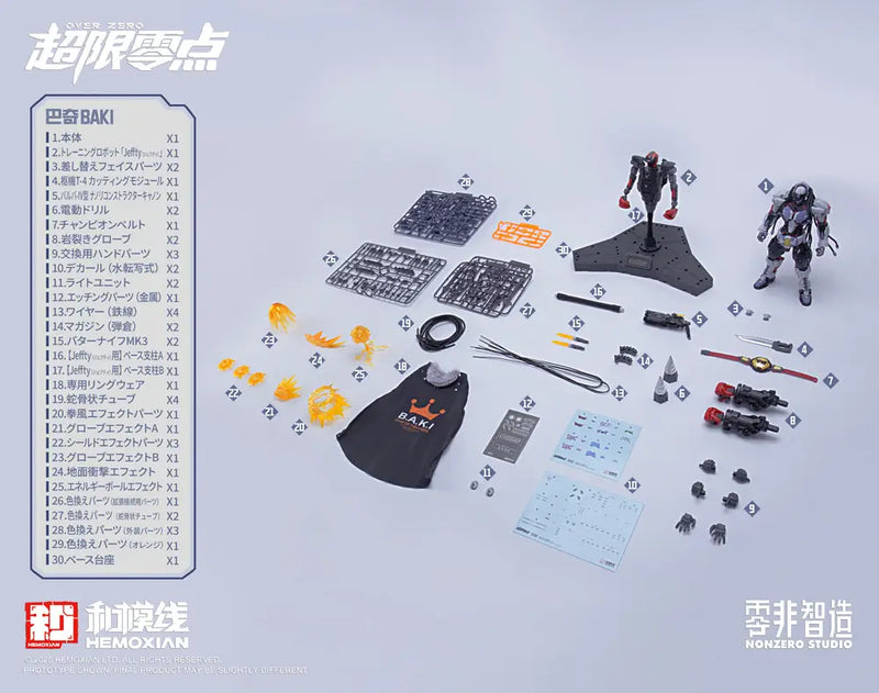 Boxer Baki - Hemoxian - Over Zero Series Boxer Baki 1/10