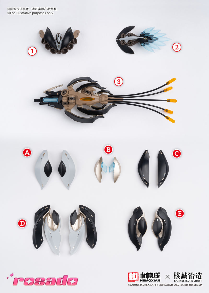 Hemoxian X Earnestcore Craft - RS-03 Starflower Lily MK3 - Rosado 1/10