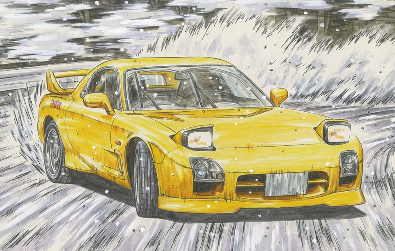 Initial D FD3S RX-7 Mazdaspeed A-Spec Keisuke Takahashi Special Edition (w/Character Acrylic Stand) 1/24