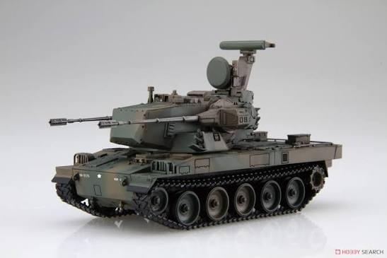 JGSDF Type 87 Self-Propelled Anti-Aircraft Gun (Set of 2) Special Version (w/Photo-Etched Parts) 1/72