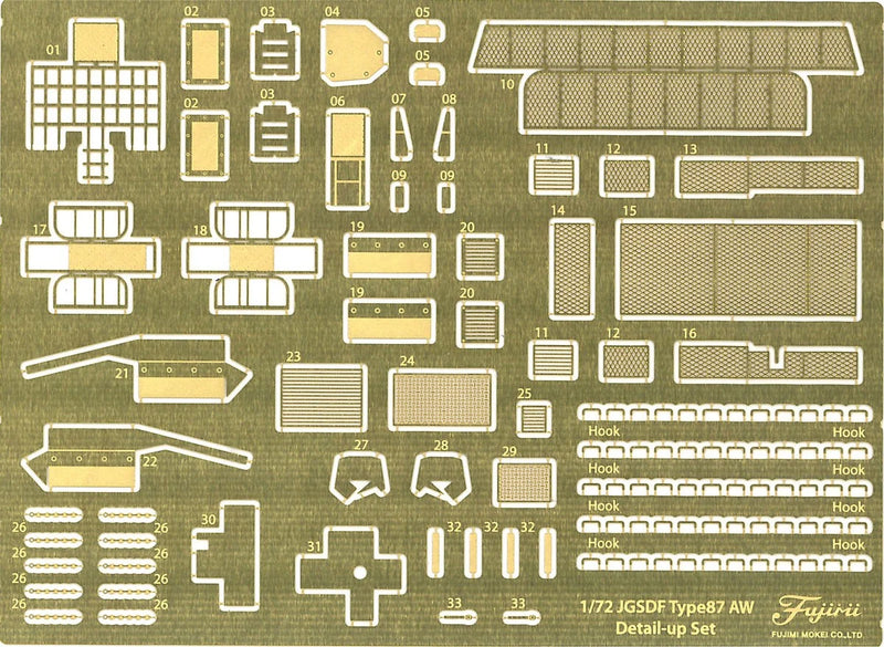 JGSDF Type 87 Self-Propelled Anti-Aircraft Gun (Set of 2) Special Version (w/Photo-Etched Parts) 1/72