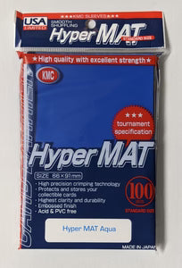 KMC - Hyper Matte [Aqua] Sleeve Standard Card (100 Count)