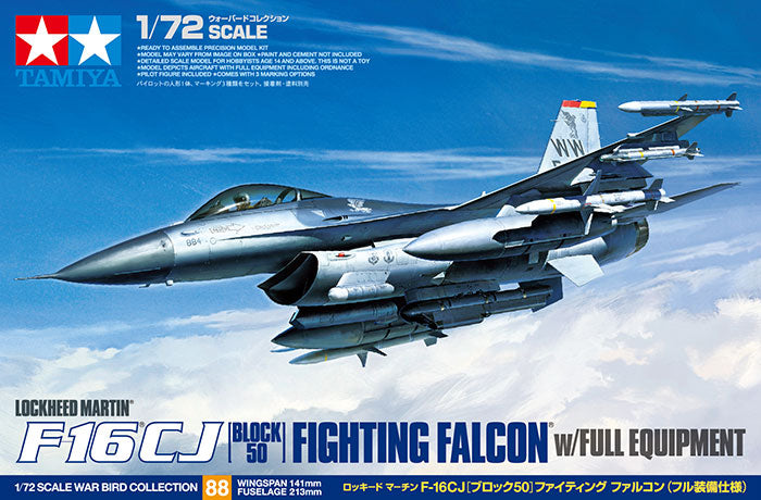 Lockheed Martin F-16CJ [Block 50] Fighting Falcon W/ Full Equipment 1/72