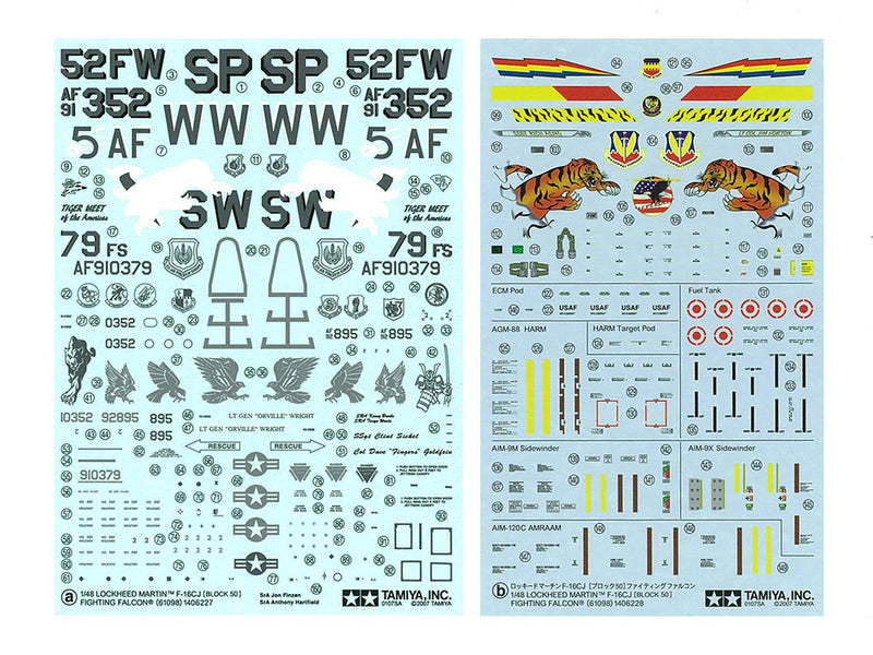Lockheed Martin F16CJ [Block 50] Fighting Falcon 1/48
