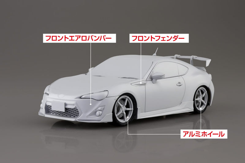 MF GHOST No 4 - Katagiti Kanata ZN6 Toyota 86 Comics Vol.14 Seaside Double Lane Ver. 1/24