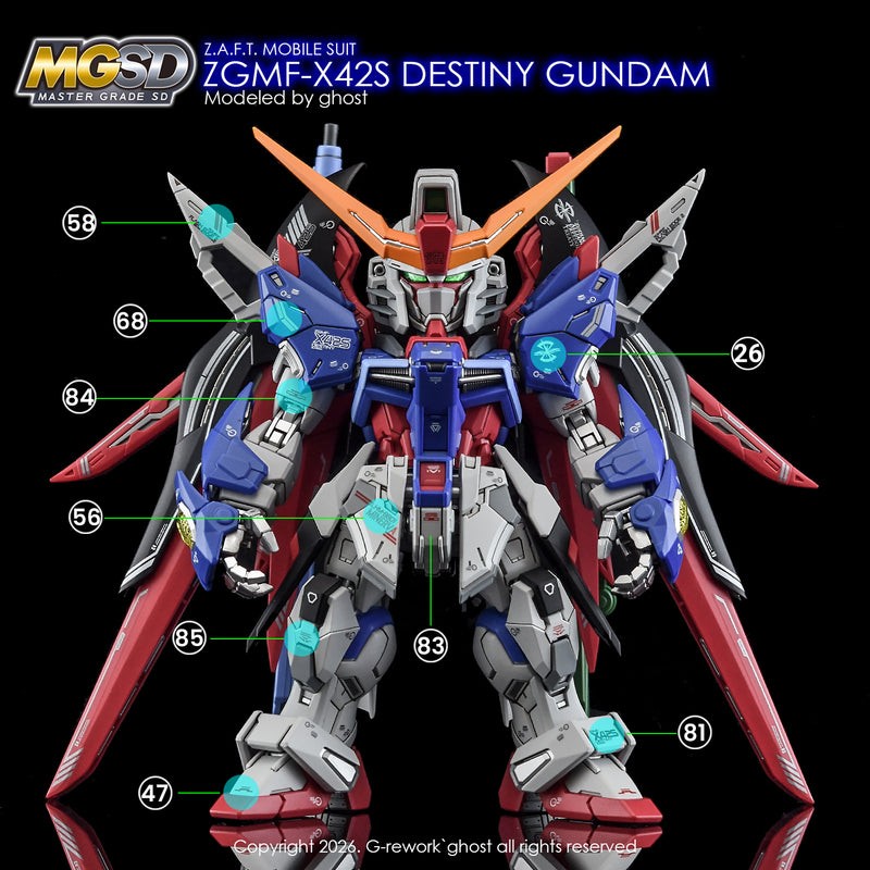 G-Rework Decal- MGSD Destiny Gundam