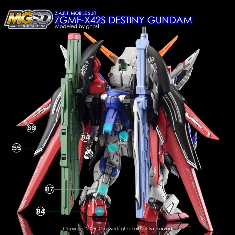 G-Rework Decal- MGSD Destiny Gundam