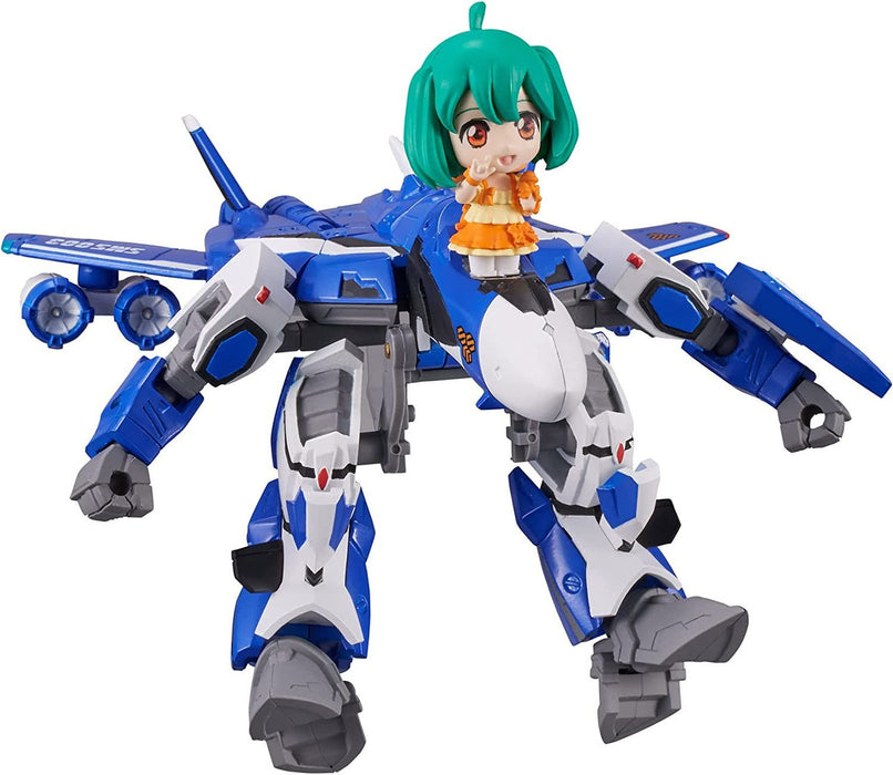 Macross Frontier Tiny Session VF-25G Messiah Valkyrie (Michael Use) with Ranka Figure