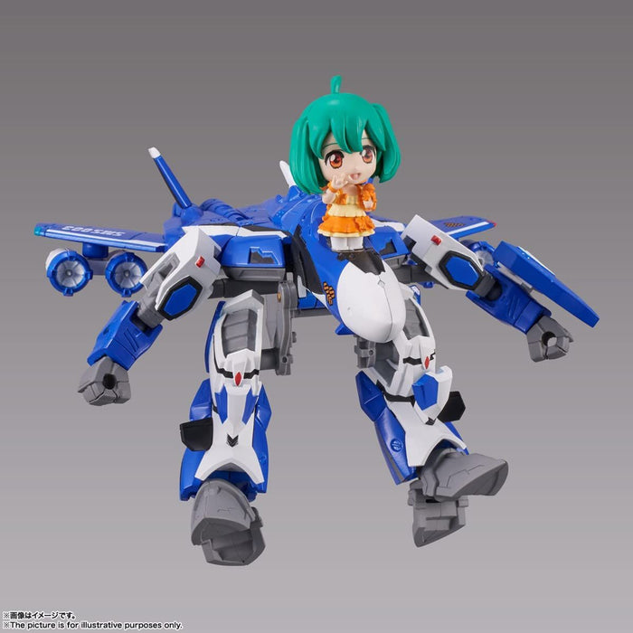 Macross Frontier Tiny Session VF-25G Messiah Valkyrie (Michael Use) with Ranka Figure