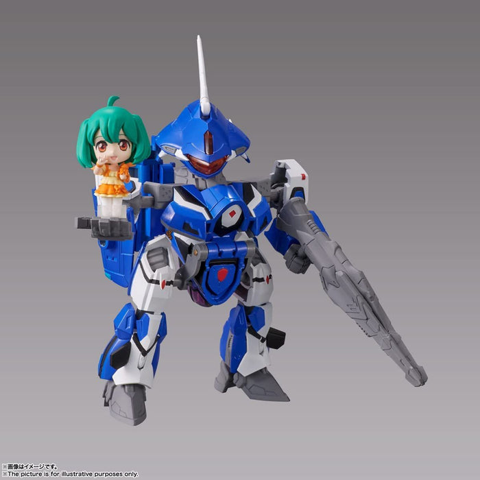 Macross Frontier Tiny Session VF-25G Messiah Valkyrie (Michael Use) with Ranka Figure