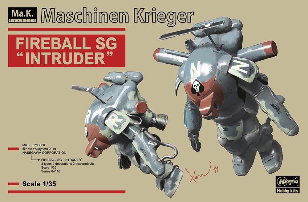 Maschinen Krieger - Fireball SG Intruder (Two Kits In The Box) 1/35