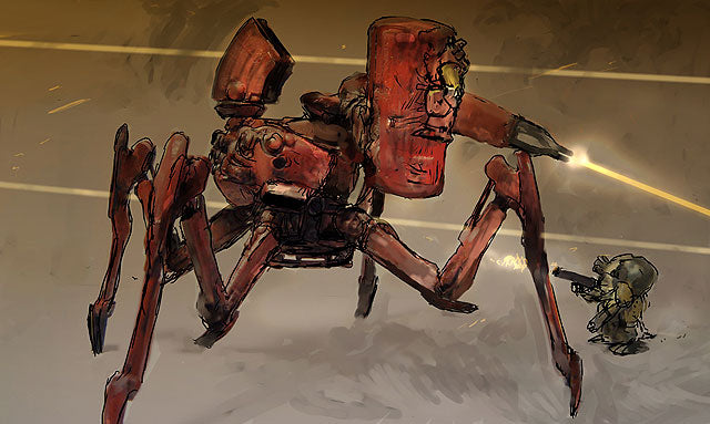 Maschinen Krieger - Robot Battle V(Five) 44 Type Heavy Armor Combat Suit MK44 Ammonites (Smart Gun Equipped & Fixed Weapon Type) (Set of 2) 1/20