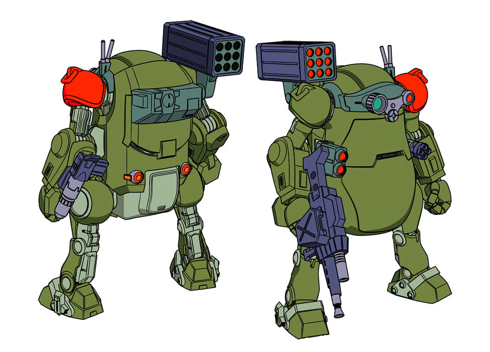 MechatroWeGo Votoms Collab Series Vol.3 Melukiakara & Red Shoulder Custom (Two Kits In The Box) 1/35