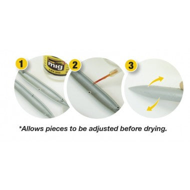 Medium Dense Cement - Slow Dry (Polyester Plastic Glue) 30ml
