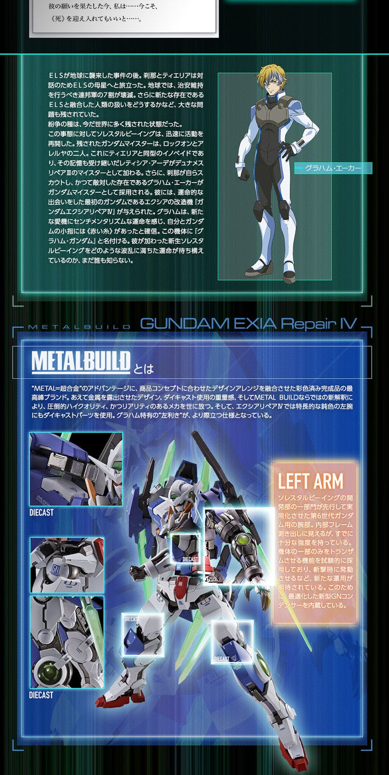 Metal Build - Gundam Exia Repair IV "Graham Gundam"
