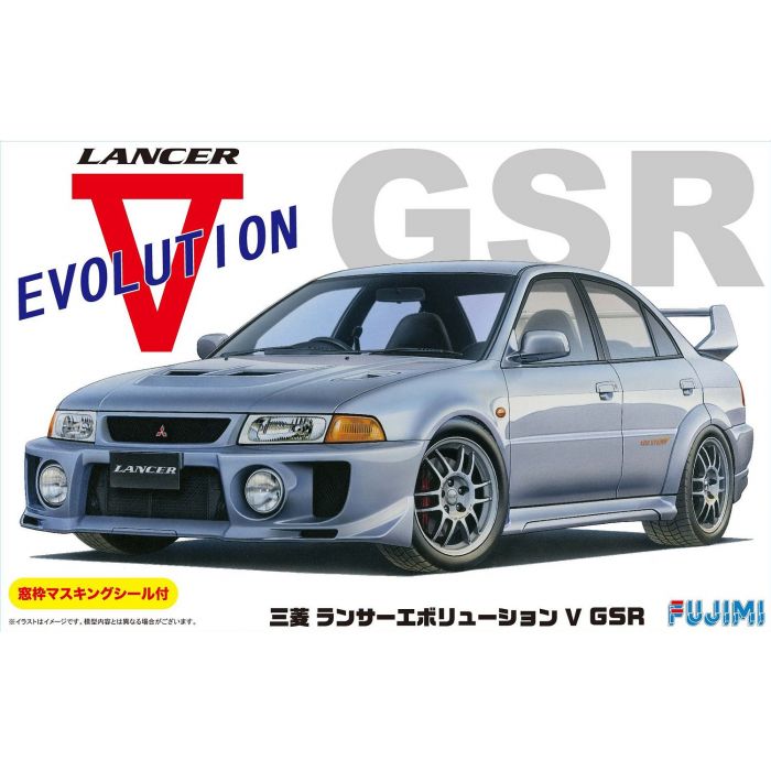 Mitsubishi Lancer Evolution V GSR w/ Window Frame Masking 1/24 — Panda ...