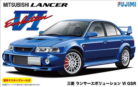 Mitsubishi Lancer Evolution VI GSR W/Window Frame Masking 1/24