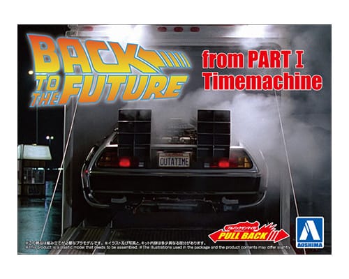 Movie Mecha - 11 Pullback Delorean From Part I - Back To The Future 1/43
