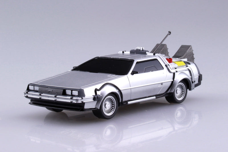 Movie Mecha - 11 Pullback Delorean From Part I - Back To The Future 1/43