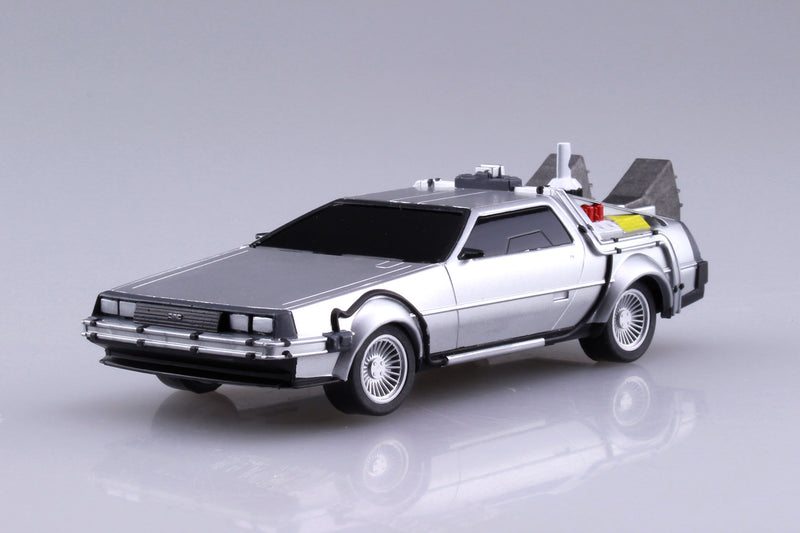 Movie Mecha - 12 Pullback Delorean From Part II - Back To The Future 1/43