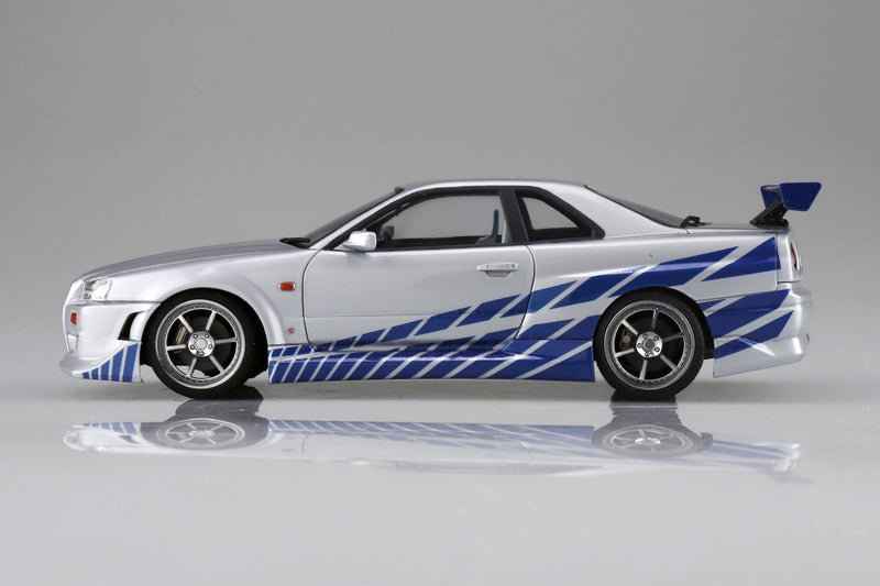 Movie Mecha - WS-02 Fast & Furious R34 Skyline GT-R 1/24