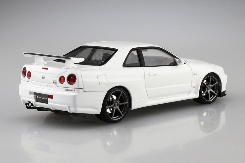 Nissan BNR34 Skyline GT-R V-Spec II '00 White Pre-Painted No 3-B 1/24