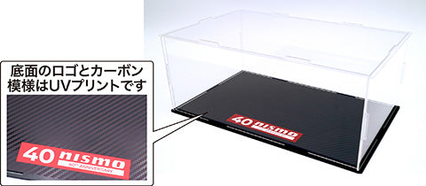 Nissan ID-1003 Skyline GT-R (BNR34) With NISMO Parts and NISMO 40th Anniversary Display Case 1/24