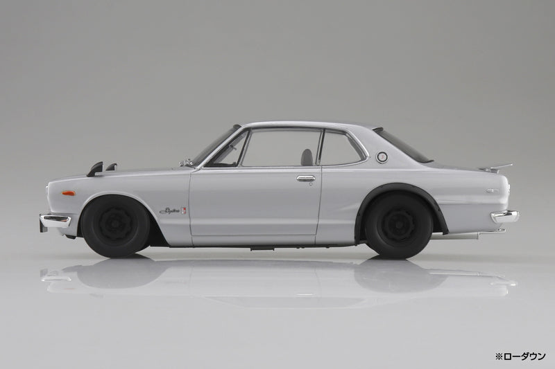 Nissan KPGC10 Skyline HT 2000GT-R 1970 Silver 1/24