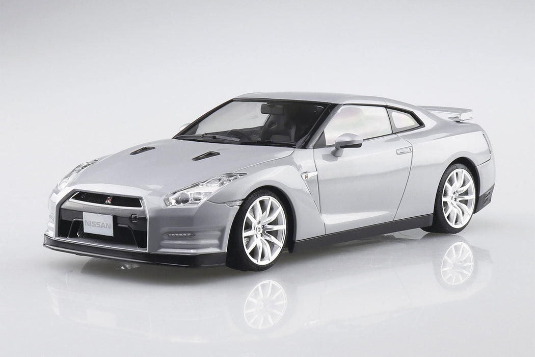 1:24 Nissan R35 GT-R 02-A Pre Painted Ultimate Metal Silver. | AOS 1:24 Nissan R35 GT-R 02-A Pre Painted Ultimate Metal Silver. | AOS