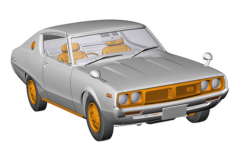 Nissan Skyline HT 2000GT-X (KGC110) 1/24