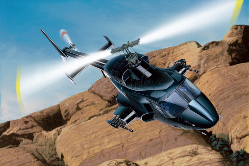 No AW-01 - Airwolf Clear Body Ver. 1/48