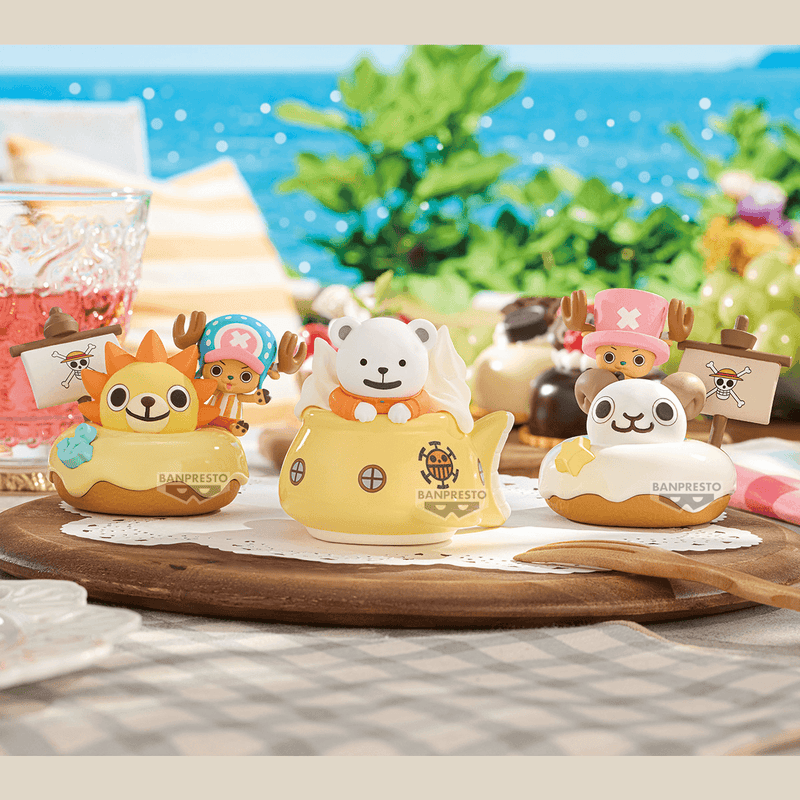 ONE PIECE Paldolce collection CHOPPER, BEPO & PIRATE SHIP(A:TONY TONY CHOPPER)