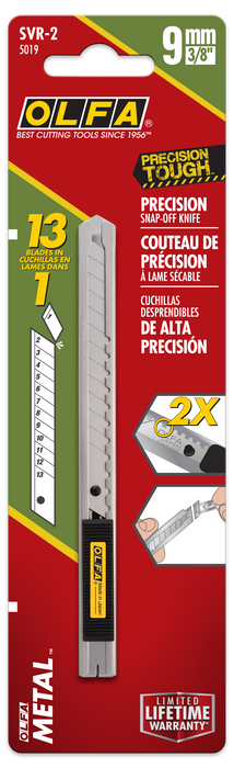 Olfa 9mm SVR-2 Stainless Steel Auto-Lock Knife