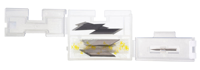 Olfa KB-5/30B AK-5 Multi-Purpose Art Blades, Pack Of 30 and 1 Needle