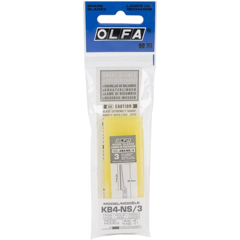 Olfa KB4-NS/3 Narrow Saw Blade, Pack of 3