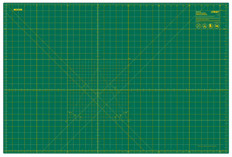 Olfa RM-MG-01 24" x 36" Double Sided Rotary Mat (Green)