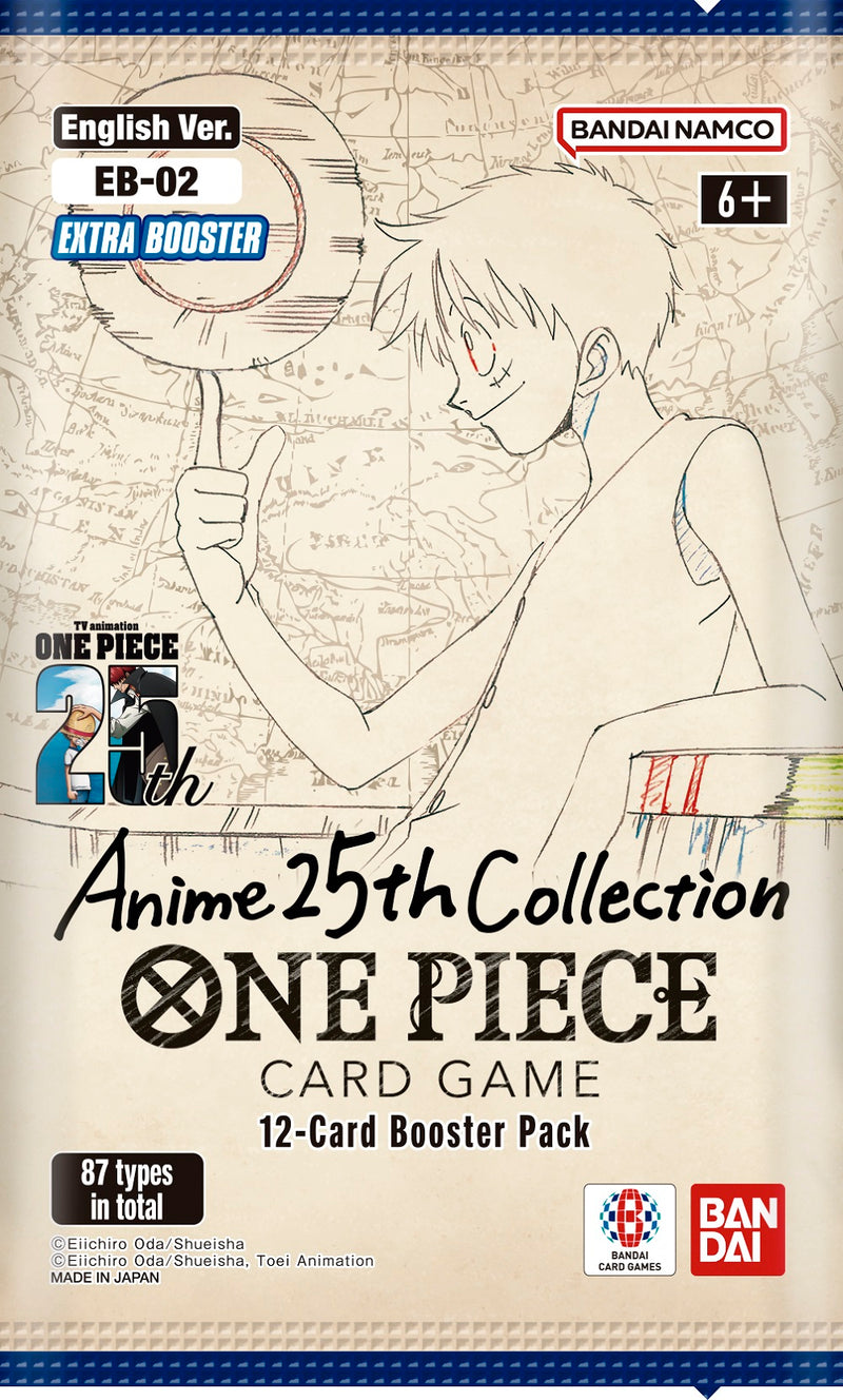 One Piece CG - Extra Booster 02 Anime 25th Collection Booster Box (Full Box) [EB-02]