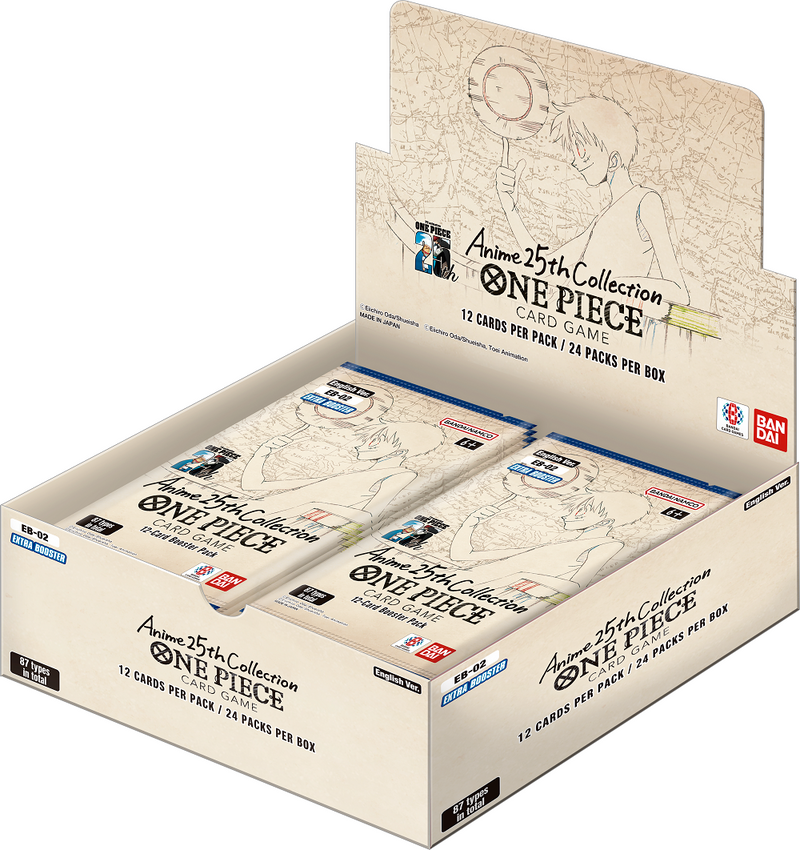 One Piece CG - Extra Booster 02 Anime 25th Collection Booster Box (Full Box) [EB-02]