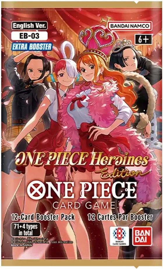 One Piece CG - Extra Booster 03 One Piece Heroines Edition Booster Box (Full Box) [EB-03]