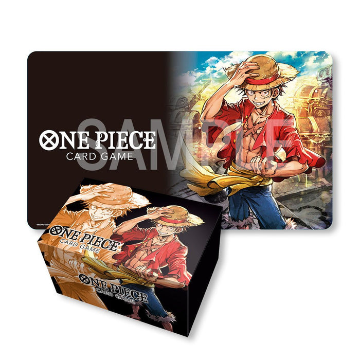 One Piece CG - Playmat/Card Case Set - Monkey D Luffy