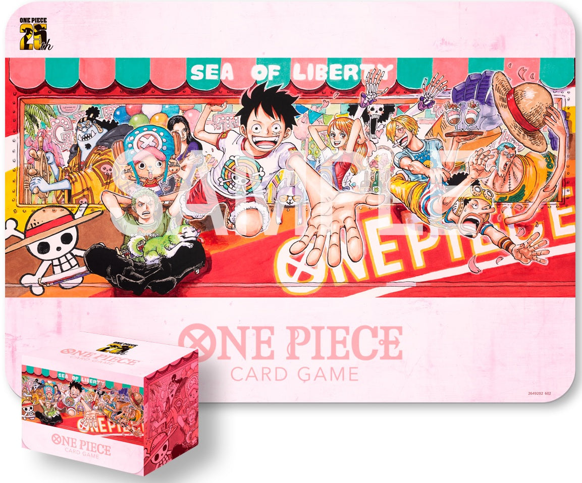 One Piece CG - Playmat/Card Case Set 25th Edition — Panda Hobby