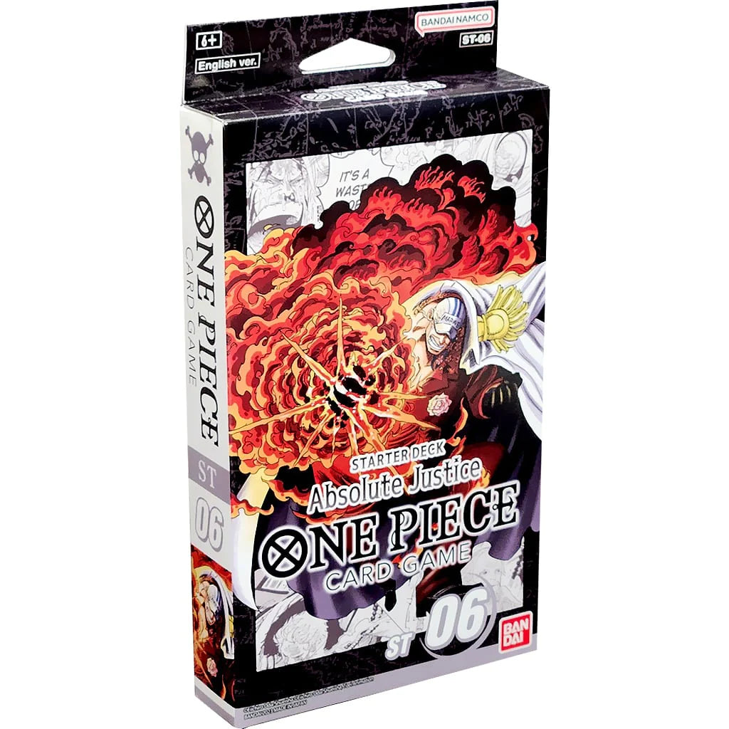 One Piece CG Starter Deck Absolute Justice (Navy) [ST06] — Panda Hobby