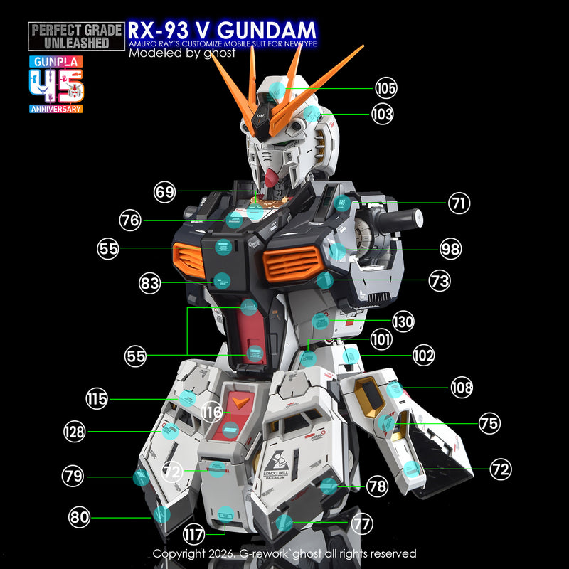 G-Rework Decal - PG Unleashed RX-93 Nu Gundam