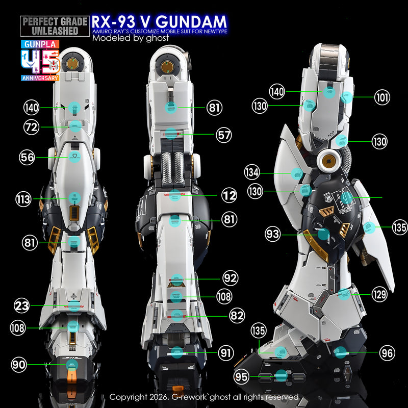 G-Rework Decal - PG Unleashed RX-93 Nu Gundam