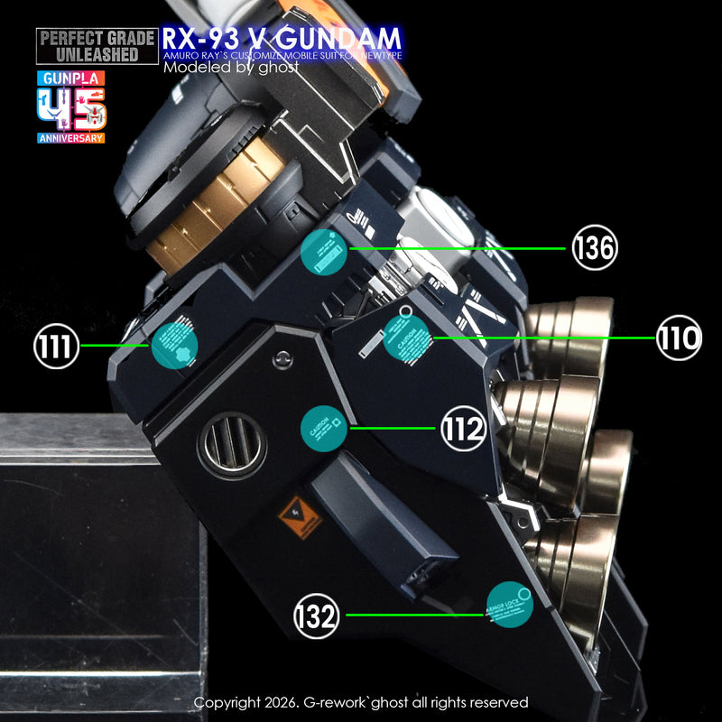 G-Rework Decal - PG Unleashed RX-93 Nu Gundam