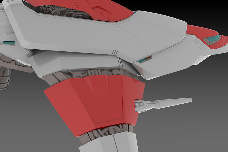 PMOA - Silver Hawk 3F-1B Space Fighter - Darius 1/144