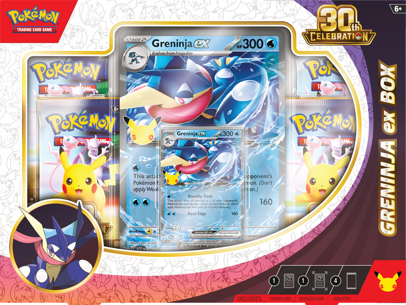 Pokemon - 30th Celebration Sylveon Ex / Greninja Ex Box