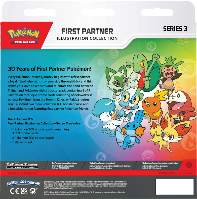 Pokemon TCG - First Partner Illustration Collection - Series 3
