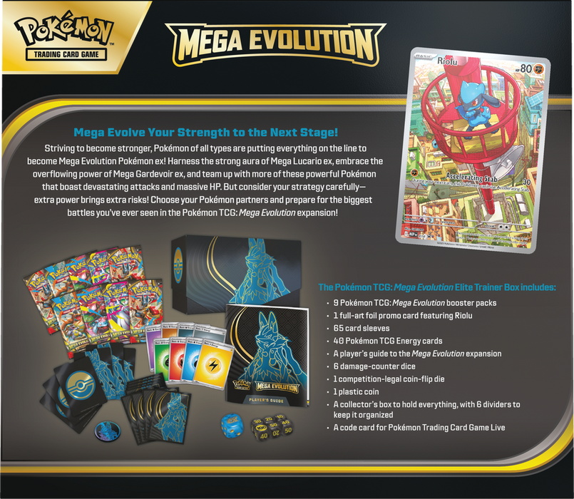 Pokemon TCG -ME01 Mega Evolution Elite Trainer Box